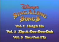 Disney's Sing-Along Songs trailer 1 (1990)