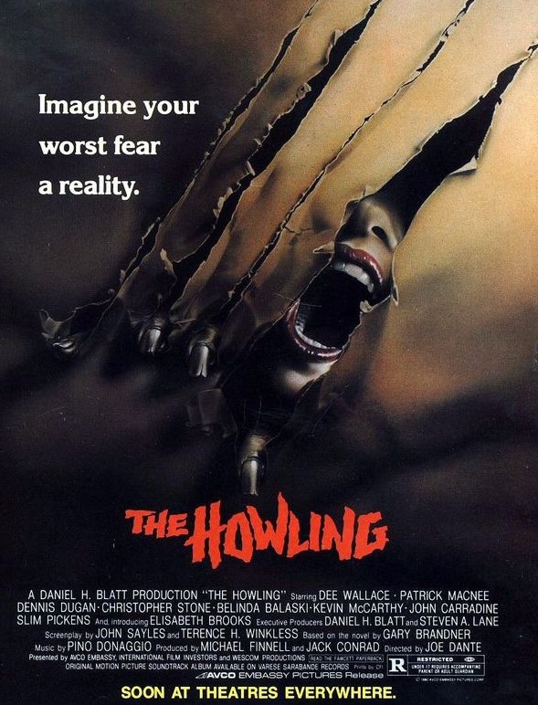 Stop-motion werewolves seen briefly at the end of The Howling (1981)