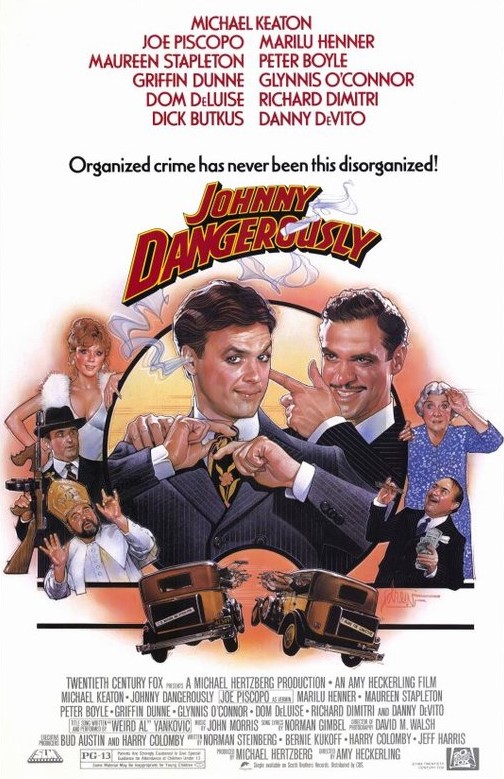 Johnny Dangerously [DVD] : Michael Keaton, Joe Piscopo, Marilu Henner,  Maureen Stapleton, Peter Boyle, Griffin Dunne, Glynnis O'Connor, Dom  DeLuise, Richard Dimitri, Danny DeVito, Ron Carey, Ray Walston, Amy  Heckerling, Bernie  