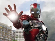 Robert Downey Jr. as Iron Man in the 2010 film Iron Man 2.