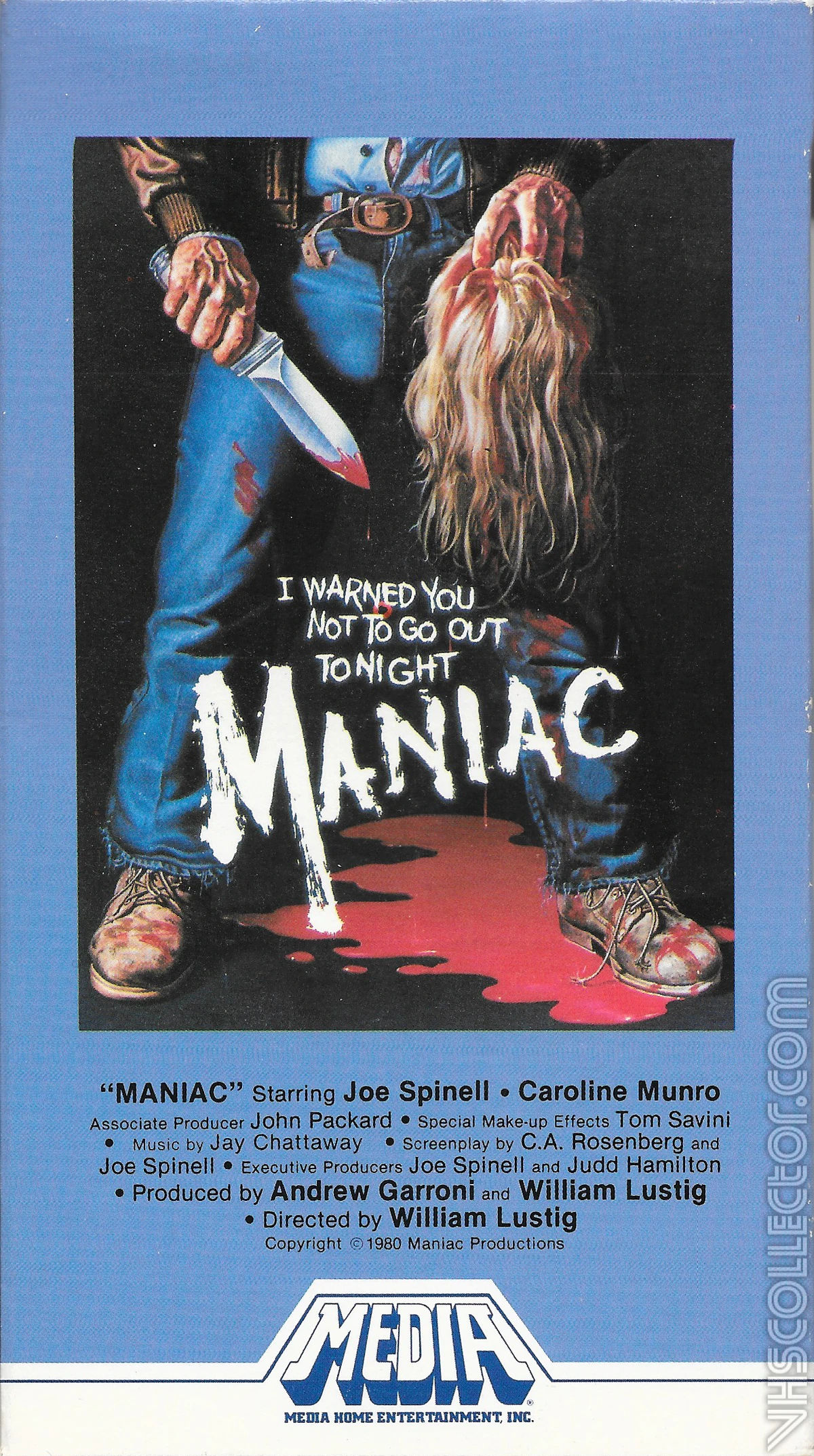 Maniac (1980 film)/Home media | Moviepedia | Fandom