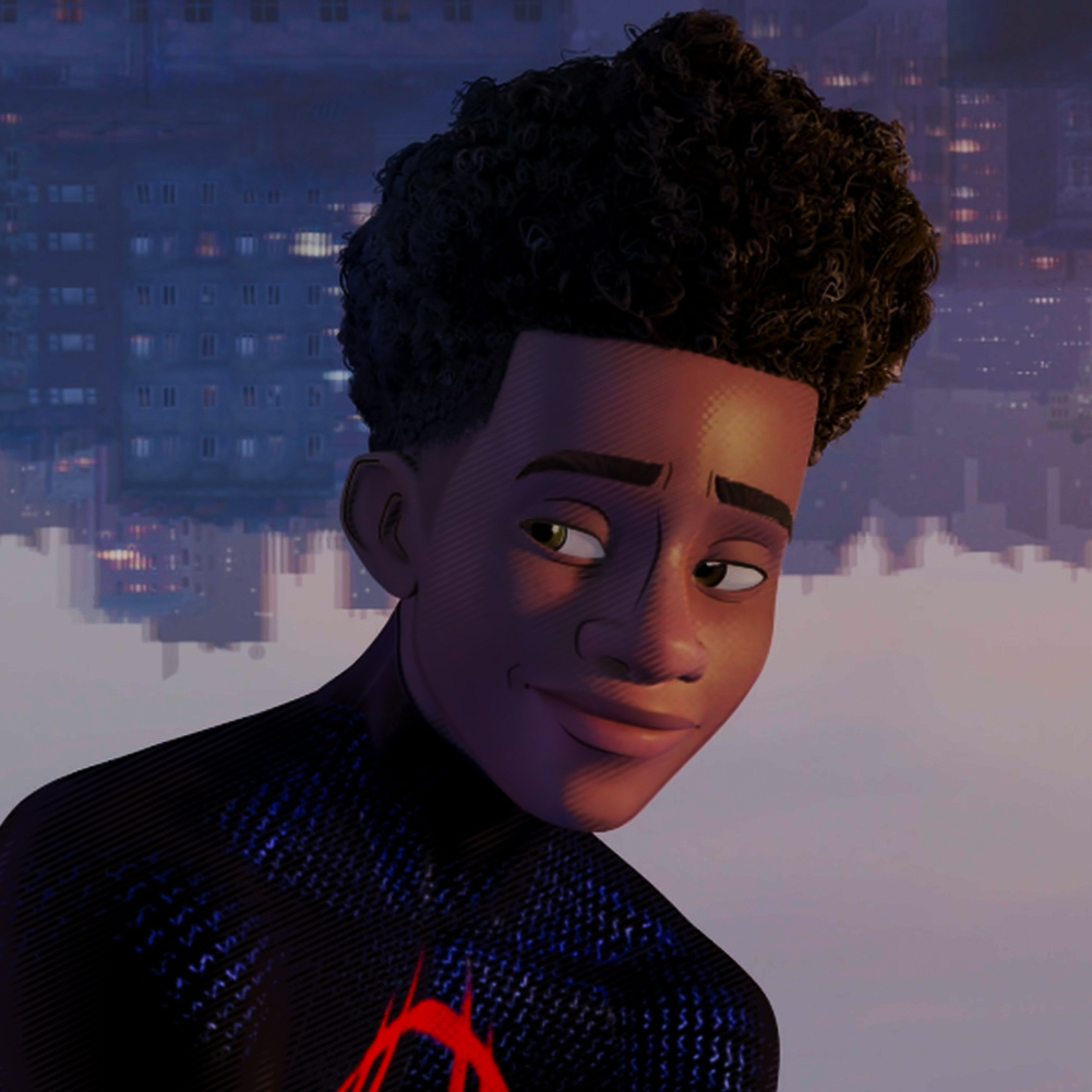 miles shoes into the spider verse