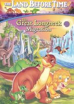 The Land Before Time X The Great Longneck Migration Old DVD Cover