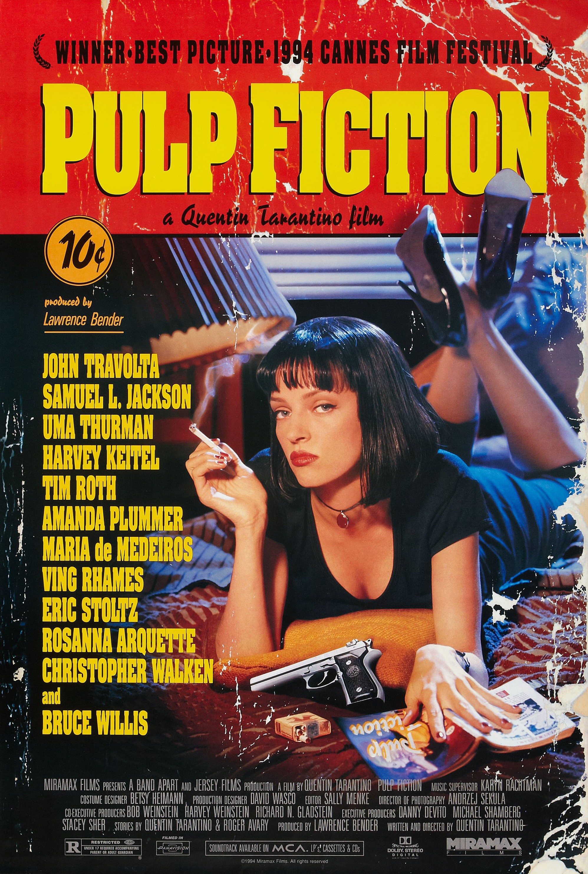 Classic Movie Fight Club/pulp Fiction/shining/kill Bill Poster