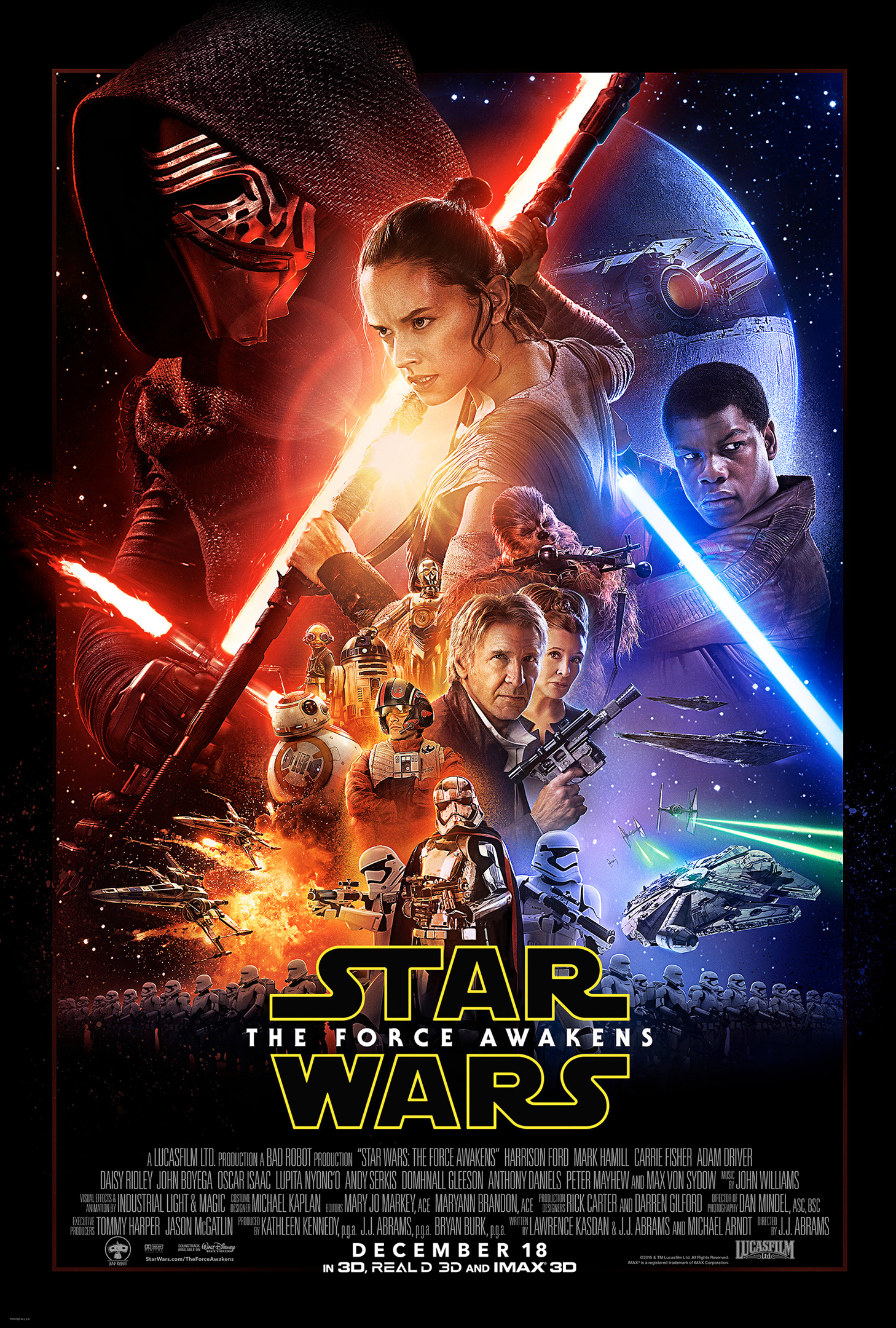 star wars the force awakens movie fanposter