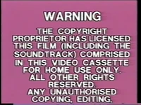 Roadshow Home Video Screen (1983-1986, Disney variant) -1