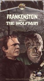 Frankenstein Meets the Wolf Man (VHS)