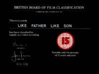 BBFC 15 Card (Like Father Like Son)