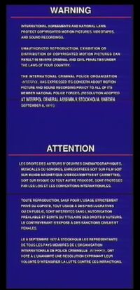 Blue Warning Attention scroll