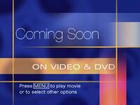 Coming Soon on Video & DVD Menu (1999)