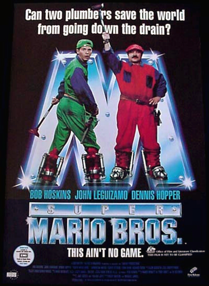 Filme do Mario Bros. com Bob Hoskins foi um desastre nos anos 1990