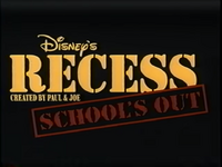 Recess School's Out VHS preview