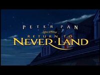 Trailer Peter Pan in Return to Neverland