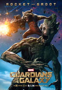 Rocket and Groot poster