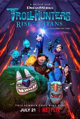 Trollhunters Rise of the Titans Movie poster