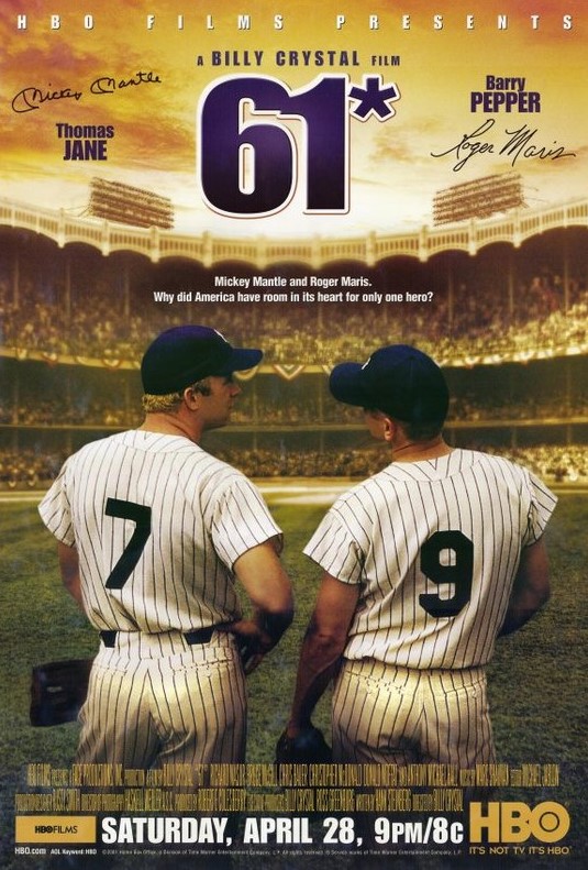 61* DVD Mickey Mantle Roger Maris New York Yankees~ Billy Crystal baseball  film