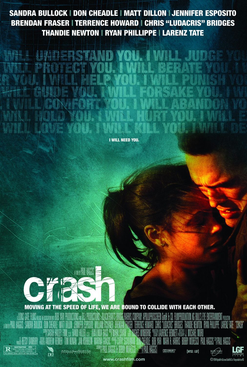 Crash (2004) Original One-Sheet Movie Poster - Original Film Art