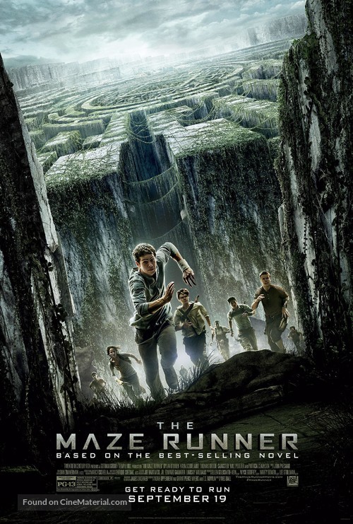 Split Screen: Posters das personagens de The Maze Runner