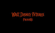 "Walt Disney Pictures presents" credit in the current release