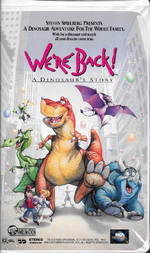 We're Back! A Dinosaur's Story 1994 VHS