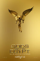 Gods of Egypt teaser poster - Gold 001