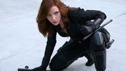 Scarlett Johansson as Black Widow in the 2016 film Captain America: Civil War.