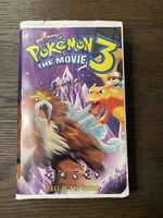 pokemon 3 the movie vhs