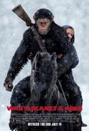 War of the Planet of the Apes poster