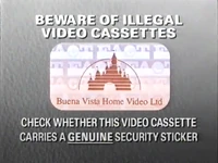 Buena Vista piracy warning