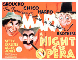 A Night at the Opera lobby card