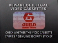 Guild Home Video Piracy Warning Hologram Bumper