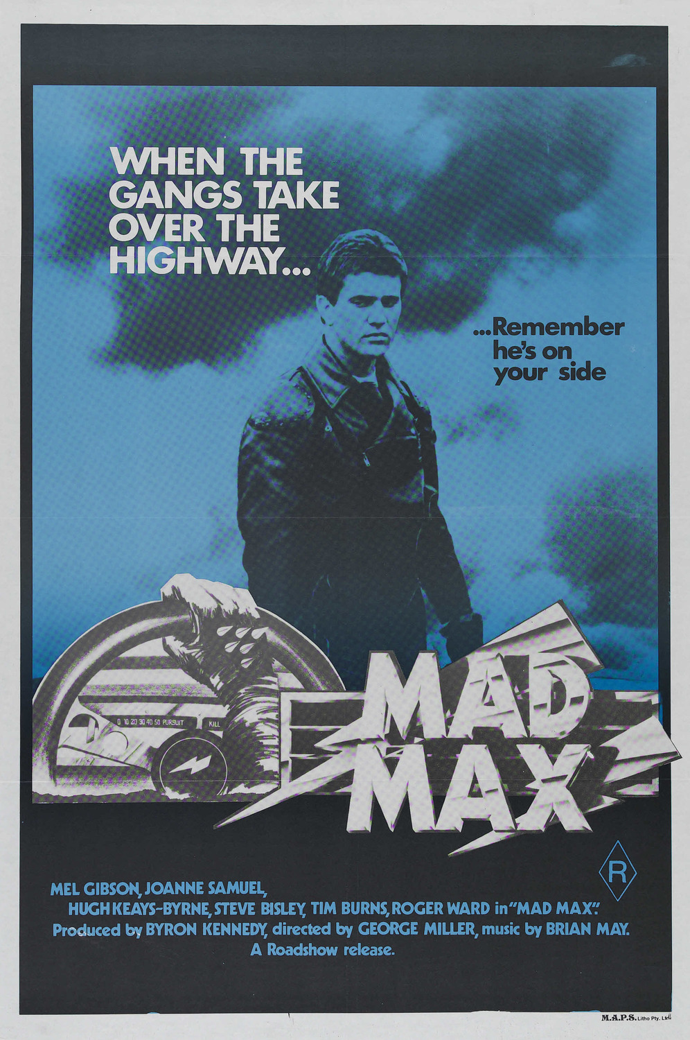 HIDE & SCREAMING MAD GEORGE 1993年折込ポスター Mad Max | Moviepedia | Fandom