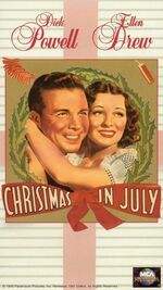 Christmas in July (VHS)