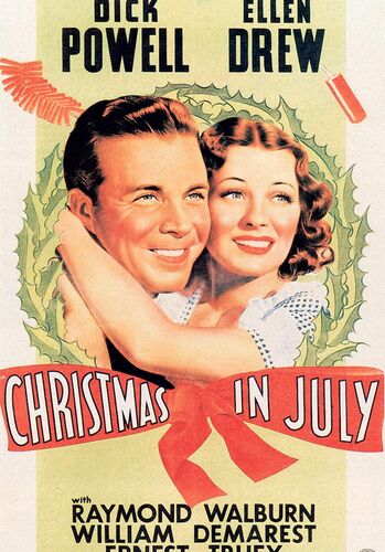 Christmas in July poster