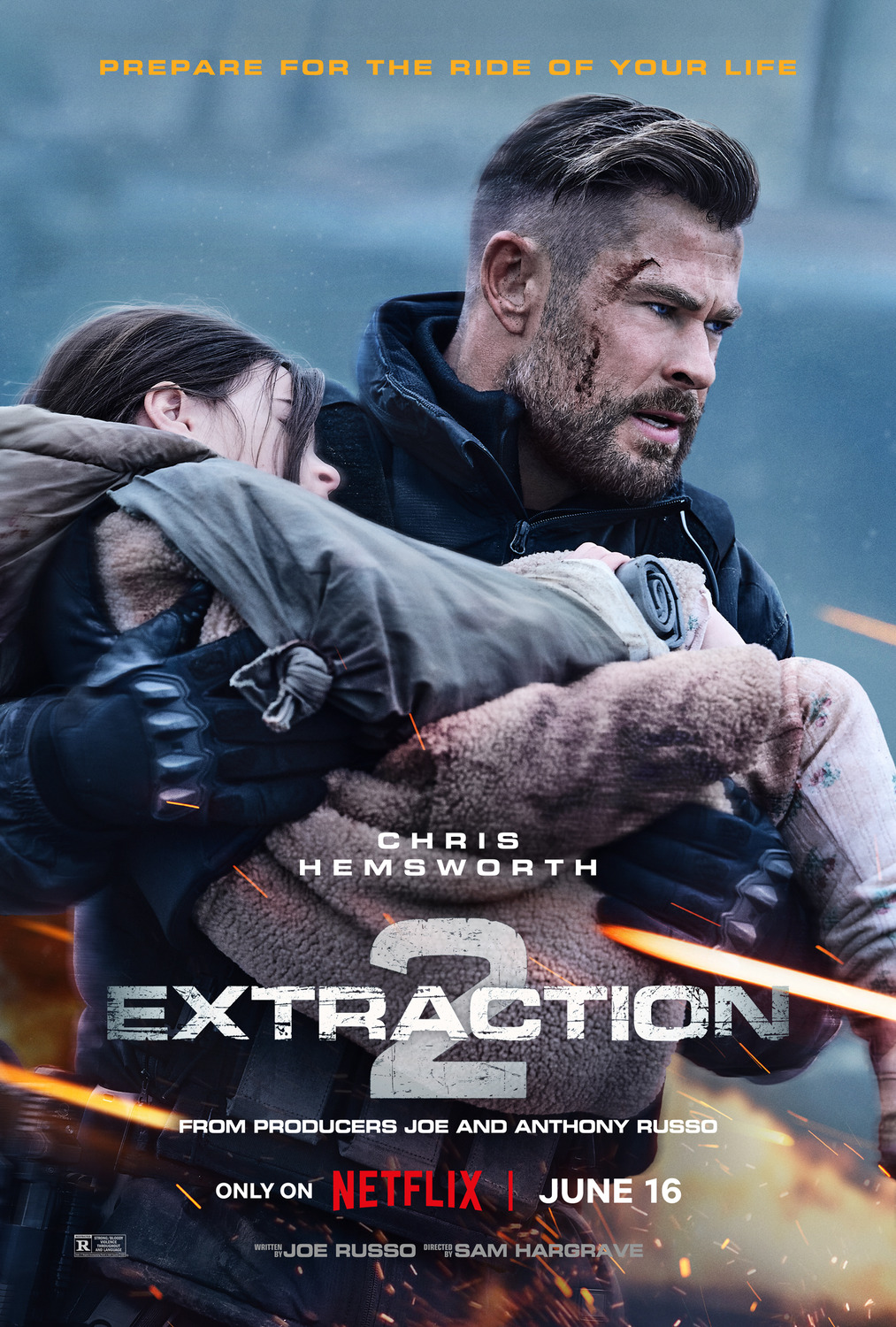 Extraction 2 movie review imdb rating twitter and public review updates:  Chris Hemsworth goes all guns blazing, carries out another deadly mission