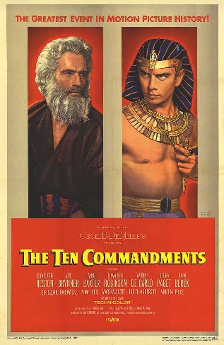 the ten commandments movie poster