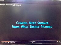Coming Next Summer from Walt Disney Pictures