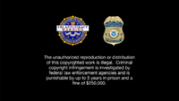 FBI Anti-Piracy Warning Homeland Security Investigations Special Agent Screen