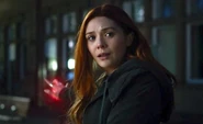 Avengers: Infinity War (48 KB) Elizabeth Olsen as the Scarlet Witch in the 2018 film Avengers: Infinity War.