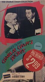Charlie Chan's Secret (VHS)