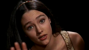 "I gave thee mine before thou did'st request it. And yet I would it were to give again." (Olivia Hussey as Juliet)