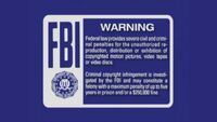 Disney Navy Blue FBI Warning (2000)