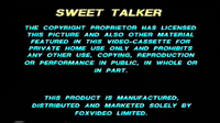 Sweet Talker Warning Scroll