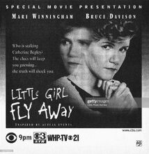Little girl fly away
