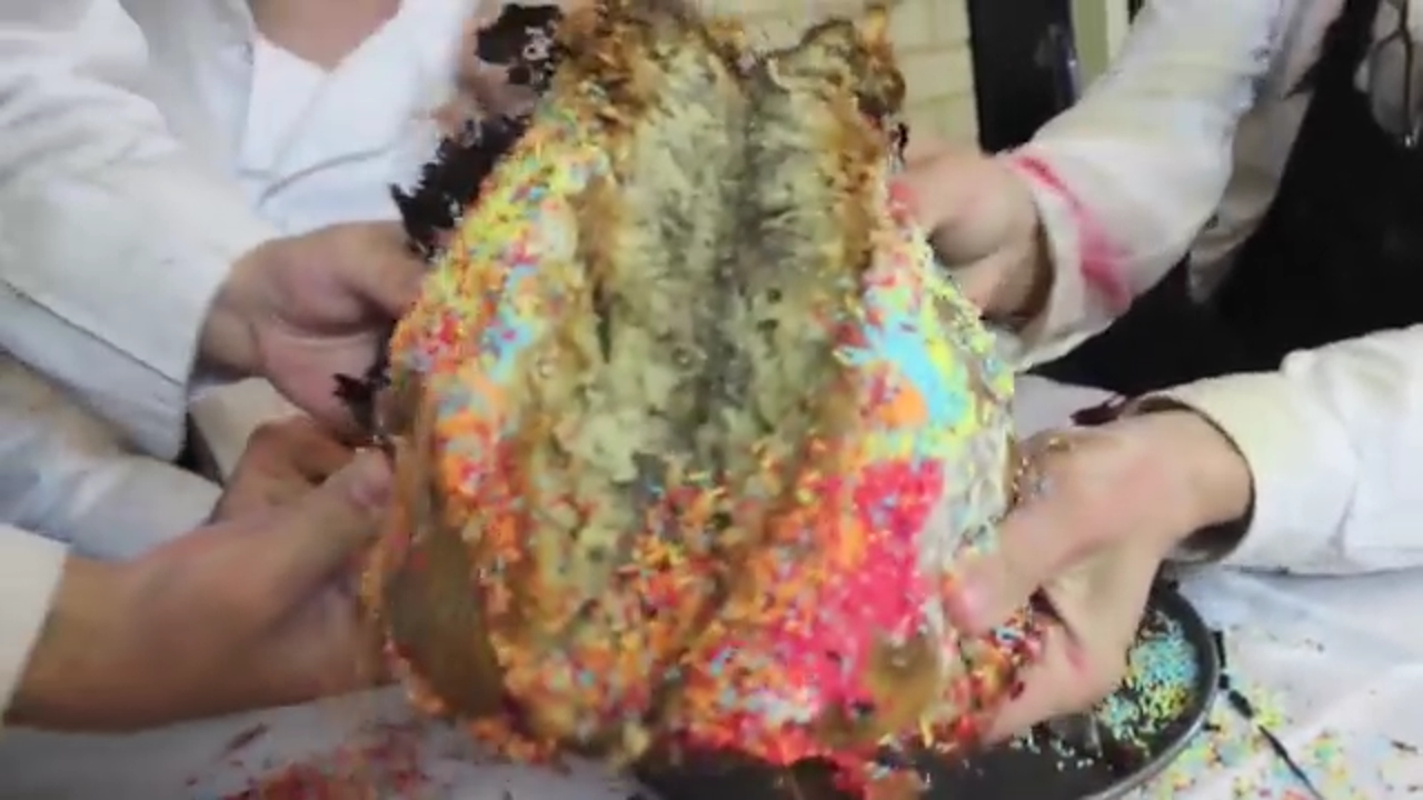Human Shaped Cake Screams As You Eat Him