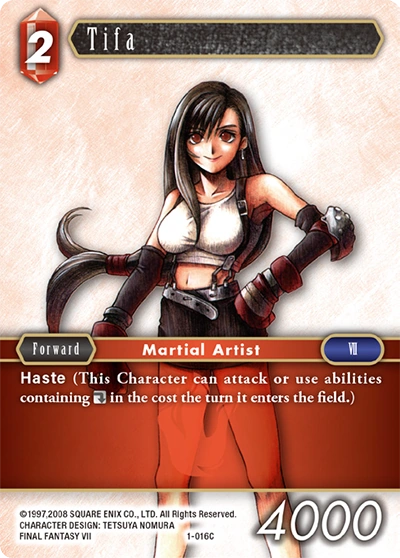 Tifa (1-016) | Final Fantasy Card Game Wikia | Fandom