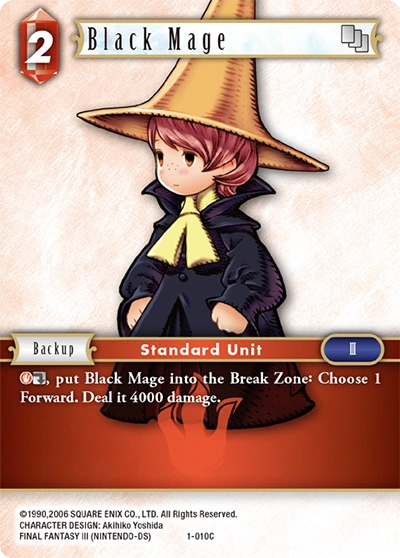 Black Mage | Final Fantasy Card Game Wikia | Fandom