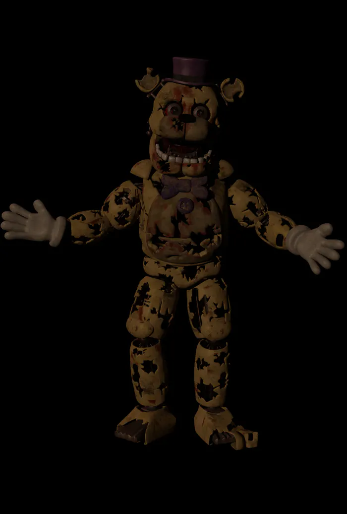 NIGHTMARE FREDBEAR!  Five Nights At Freddy's 4 (Night 6 +7 Ending) 