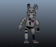 withered bonnie swapped with sadrock freddy :] #witheredbonnie #fnafse