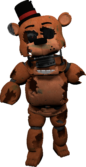 Withered Foxy VS toy freddy